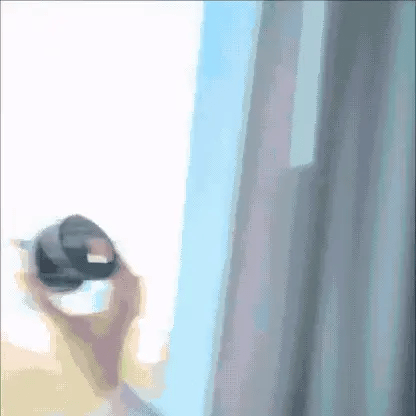 By the window