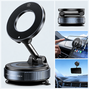GUCCQUEEN X68 magnetic vacuum phone mount with adjustable folding arm